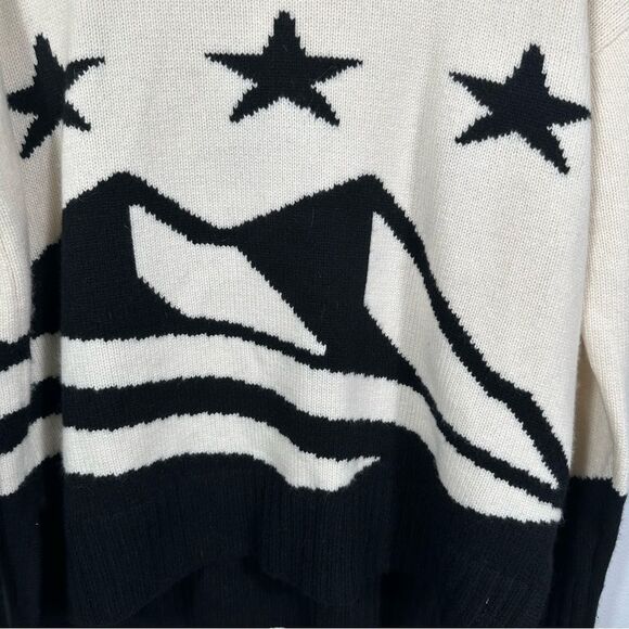 NakedCashmere Stella Star Graphic Turtleneck Cashmere Sweater NWT Size Small - Picture 15 of 16